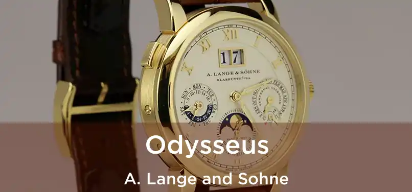  Odysseus A. Lange and Sohne